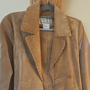 100%  B.B.DAKOTA Leather Jacket